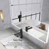 40 x 28 in. Large Rectangular Frameless Wall-Mount Anti-Fog LED Light Bathroom Vanity Mirror