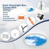 The Sky Downlight | 24 Watt | 1200 Lumens | Daylight White | 120Vac | 12 inch Round | IP20 | ETL Listed | Pack of 4