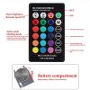 1set T10 W5w RGB LED Bulb Remote Control COB Lamp Car Interior Lighting Reading Wedge Dome Trunk License Plate Light 12V