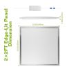 48W 2Ã—2FT LED Panel Light 5800LM 7000K Ceiling Lighting 150W Equivalent LED Troffer Recessed Edge-Lit