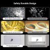 20*28 in Anti-Fog Smart Touch Mirror RGB LED Bathroom Mirror with Backlit Color Changing and 3 Front Lighting