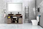 48 x 36 Inch LED Mirror Bathroom Vanity Mirrors with Lights, Wall Mounted Anti-Fog Memory Large Dimmable Front Light Makeup Mirror