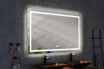 48 x 36 Inch LED Mirror Bathroom Vanity Mirrors with Lights, Wall Mounted Anti-Fog Memory Large Dimmable Front Light Makeup Mirror