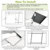 48W 2Ã—2FT LED Panel Light 5800LM 7000K Ceiling Lighting 150W Equivalent LED Troffer Recessed Edge-Lit
