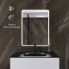32 x 24 in. Large Rectangular Frameless Wall-Mount Anti-Fog LED Light Bathroom Vanity Mirror
