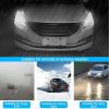 60cm LED DRL Headlight Hood Strip Lights Yellow Sequential Turn Signal Lamp