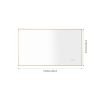 42x 24Inch LED Mirror Bathroom Vanity Mirror with Back Light, Wall Mount Anti-Fog Memory Large Adjustable Vanity Mirror
