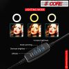 8" / 10" LED TIK Tok Ring Light with Tripod Stand Phone Holder Ringlight Stand for Makeup Tiktok Live Zoom Halo Light 5 Core RL8/ RL10