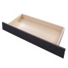 Full Size Upholstered Platform Bed with Storage Headboard, LED, USB Charging and 2 Drawers