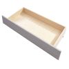 Full Size Upholstered Platform Bed with Storage Headboard, LED, USB Charging and 2 Drawers